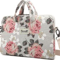 Tech-Protect CanvasLife Briefcase - Τσάντα Μεταφοράς Laptop 13"-14'' - White Rose (0795787711170)