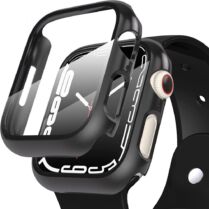 Tech-Protect Defence360 - Θήκη με Tempered Glass Apple Watch 9 / 8 / 7 (45mm) - Black (9589046918575)