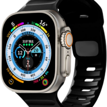 Tech-Protect Iconband Line - Λουράκι Σιλικόνης Apple Watch Ultra/SE/11/10/9/8/7/6/5/4 (49/46/45/44mm) - Black (9490713934852)