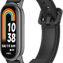 Tech-Protect Iconband Pro - Λουράκι Σιλικόνης Xiaomi Smart Band 10 / 10 NFC / 9 / 9 NFC / 8 / 8 NFC - Black (9490713935019)