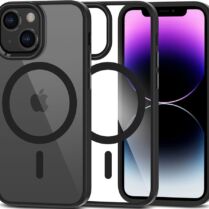 Tech-Protect MagMat - Σκληρή Διάφανη Θήκη MagSafe Apple iPhone 13 mini - Black / Clear (9319456605938)