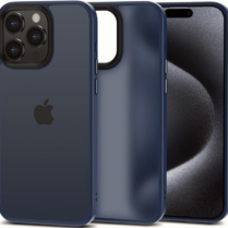 Tech-Protect MagMat - Σκληρή Ημιδιάφανη Θήκη Apple iPhone 15 Pro - Matte Navy (9319456606584)