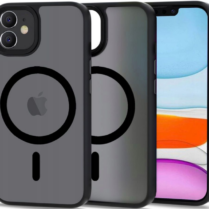 Tech-Protect MagMat - Σκληρή Ημιδιάφανη Θήκη MagSafe Apple iPhone 11 - Matte Black (9490713930663)