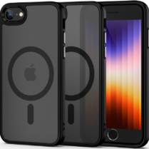 Tech-Protect MagMat - Σκληρή Ημιδιάφανη Θήκη MagSafe Apple iPhone SE 2022 / 2020 / 8 / 7 - Matte Black (9490713933121)