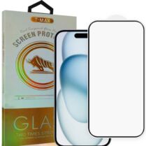 Tempered Glass iPhone 16 Pro Max T-Max Premium Full Glue Αντιχαρακτικό Γυαλί Προστασίας Οθόνης - Black (5206015079665)