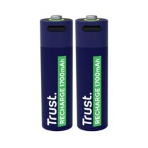 Trust USB-C AA 1700mAh 2 Pack Επαναφορτιζόμενες Μπαταρίες