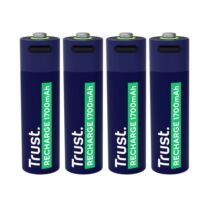 Trust USB-C AA 1700mAh 4 Pack Επαναφορτιζόμενες Μπαταρίες
