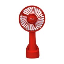 Trust Ventu-Go Portable Cooling Fan Red Φορητός Ανεμιστήρας