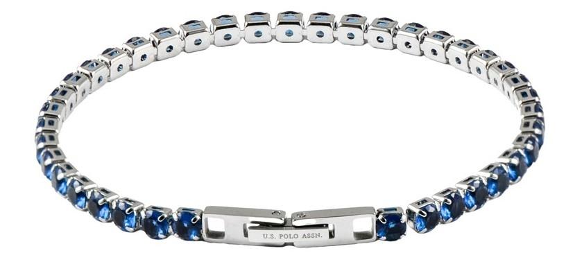 U.S. POLO Βραχιόλι-Ριβιέρα (Tennis Bracelet) από Ανοξείδωτο ατσάλι Silver (Μήκος 20.00cm) JW9290BR U.S. POLO Βραχιόλι-Ριβιέρα (Tennis Bracelet) από Ανοξείδωτο ατσάλι Silver (Μήκος 20.00cm) JW9290BR