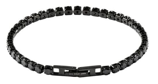 U.S. POLO Βραχιόλι-Ριβιέρα (Tennis Bracelet) από Ανοξείδωτο ατσάλι Black (Μήκος 20.00cm) JW9291BR U.S. POLO Βραχιόλι-Ριβιέρα (Tennis Bracelet) από Ανοξείδωτο ατσάλι Black (Μήκος 20.00cm) JW9291BR
