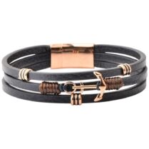 U.S. POLO Βραχιόλι από Ανοξείδωτο ατσάλι Blue (Μήκος 21.00cm) JW9093BR