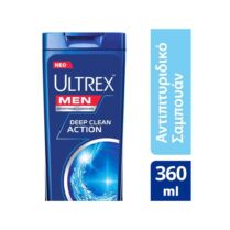 Ultrex ΜΕΝ Deep Clean Action Αντιπιτυριδικό Σαμπουάν 360ml