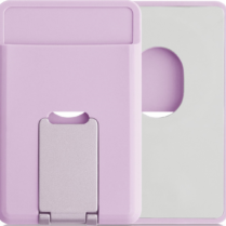 Universal Θήκη KWmobile Card Holder Πορτοφόλι MagSafe από Σιλικόνη για Κάρτες με KickStand - Light Lavender (58791.139)