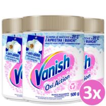 Vanish Καθαριστικό Λεκέδων White Σκόνη 500gr*3