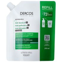 Vichy Dercos Anti-Dandruff Dermatological Shampoo for Normal to Oily Hair Σαμπουάν Κατά της Ξηροδερμίας για την Καταπολέμηση της Λιπαρής Πιτυρίδας & της Φαγούρας του Τριχωτού Refill 390ml