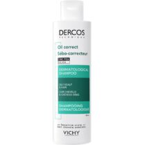 Vichy Dercos Oil Correct Shampoo Σαμπουάν για Λιπαρά Μαλλιά & Τριχωτό με Δράση Κατά του Σμήγματος με Σαλικυλικό Οξύ & Αντιοξειδωτικά 200ml
