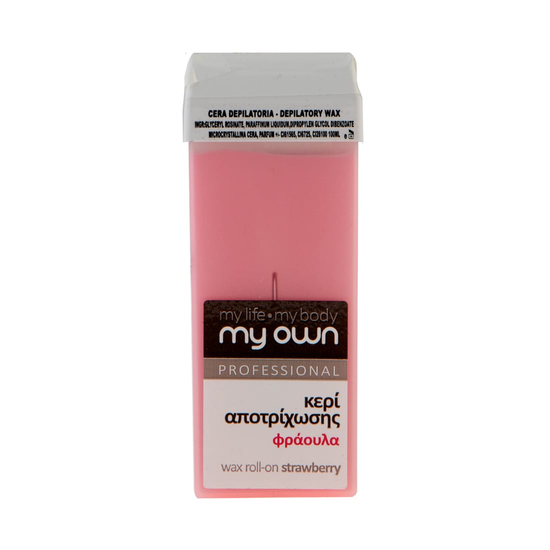 Wax Roll-On Φράουλα 100ml my own Wax Roll-On Φράουλα 100ml my own