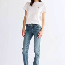 Wrangler® γυναικείο τζιν παντελόνι πεντάτσεπο Slim Bootcut "Bold" - 112371209 Denim Blue
