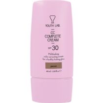 Youth Lab CC Complete Cream Spf30 Ενυδατική Κρέμα Προσώπου Κατά των Κηλίδων & των Ατελειών για Ομοιόμορφο Τόνο Υψηλής Προστασίας με Χρώμα 40ml - Pecan (Very Dark)