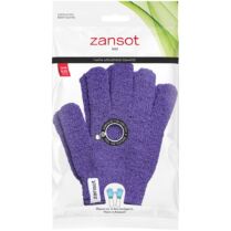 Zansot Exfoliating Body Gloves Γάντια Απολέπισης Σώματος για Αναζωογόνηση & Λεία Επιδερμίδα 1 Ζευγάρι - Μώβ