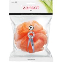 Zansot Mesh Sponge Medium Σφουγγάρι Τούλι για Αίσθηση Απαλότητας & Αναζωογόνησης 1 Τεμάχιο - Πορτοκαλί
