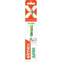 Elmex Junior 6-12 Years Soft Toothbrush Οδοντόβουρτσα με Απαλές Ίνες & Μικρή Κεφαλή για Παιδιά από 6 Έως 12 Ετών για Βαθύ Καθαρισμό Ανάμεσα στα Δόντια & Αφαίρεση της Πλάκας 1 Τεμάχιο - Πράσινο