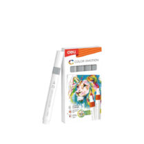 Ακρυλικός Μαρκαδόρος Σχεδίου Deli Color Emotion Grey EC193A-130