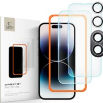 Αντιχαρακτικό Γυαλί Προστασίας Apple iPhone 16 - Tech-Protect Supreme Set με 2 x Tempered Glass Οθόνης και 1 x Κάμερας - Clear (5906302310906) Αντιχαρακτικό Γυαλί Προστασίας Apple iPhone 16 - Tech-Protect Supreme Set με 2 x Tempered Glass Οθόνης και 1 x Κάμερας - Clear (5906302310906)