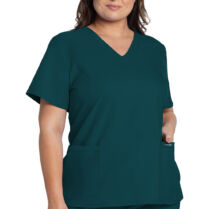 Γυναικεία Μπλούζα Cherokee Workwear Originals Ultra | V-Neck | 2 Τσέπες | Caribbean Cherokee