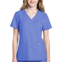 Γυναικεία Μπλούζα Cherokee Workwear Originals Ultra | V-Neck | 2 Τσέπες | Ciel Cherokee