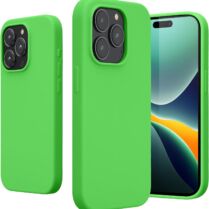 Θήκη Apple iPhone 15 Pro Max - KWmobile Soft Flexible Rubber Cover Σιλικόνης - Lime Green (61956.159)