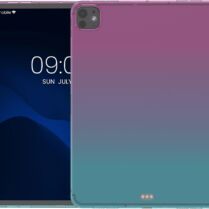 Θήκη iPad Pro 13" 2024 KW TPU Silicone Case Ημιδιάφανη Σιλικόνης - Bicolor / Dark Pink / Blue / Transparent (KWM000023TV001C)