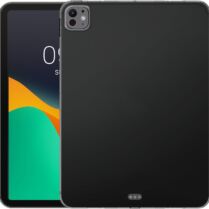 Θήκη iPad Pro 13" 2024 KW TPU Silicone Case Ημιδιάφανη Σιλικόνης - Black / Transparent (KWM000023TU002C)
