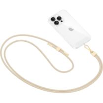 Λουράκι Λαιμού Tech-Protect C2S Rope Crossbody Strap Αποσπώμενο για Θήκες Κινητών / Smartphones - Beige / Gold (5906302312696)