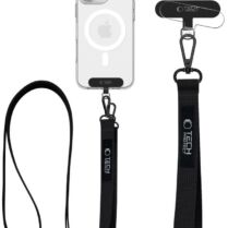 Λουράκι Χειρός & Λαιμού Tech-Protect C6S Rope Crossbody Αποσπώμενο για Θήκες Κινητών / Smartphones - Black (5906302370979)
