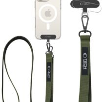 Λουράκι Χειρός & Λαιμού Tech-Protect C6S Rope Crossbody Αποσπώμενο για Θήκες Κινητών / Smartphones - Cargo Khaki (5906302371006)