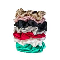 Μεταξωτό Scrunchie Medium-Barbie Pink BLOOM MOON Μεταξωτό Scrunchie Medium-Barbie Pink BLOOM MOON