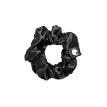 Μεταξωτό Scrunchie Medium-Μαύρο BLOOM MOON Μεταξωτό Scrunchie Medium-Μαύρο BLOOM MOON