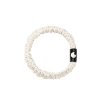 Μεταξωτό Scrunchie Small-Λευκό BLOOM MOON Μεταξωτό Scrunchie Small-Λευκό BLOOM MOON