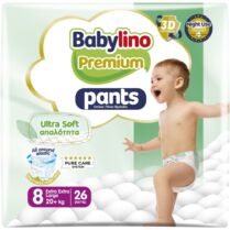 Πάνες Babylino Premium Pants Nο8 20+KG 26 τεμ. Πάνες Babylino Premium Pants Nο8 20+KG 26 τεμ.