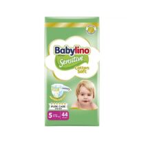 Πάνες Babylino Sensitive Cotton Soft Value Pack No5 (11-16Kg) 44τεμ Πάνες Babylino Sensitive Cotton Soft Value Pack No5 (11-16Kg) 44τεμ
