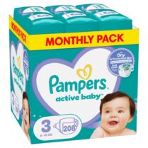 Πάνες Pampers Active Baby Monthly Pack Νο3 (6-10kg) 208τεμ Πάνες Pampers Active Baby Monthly Pack Νο3 (6-10kg) 208τεμ