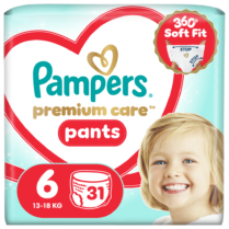 Πάνες Pampers Premium Care Pants Jumbo Pack Νo6 (13-19kg) 31τεμ