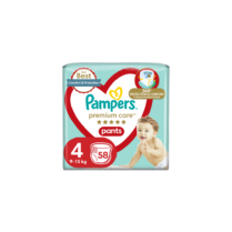 Πάνες Pampers Premium Care Pants Jumbo Plus Νo4 (9-15kg) 58τεμ