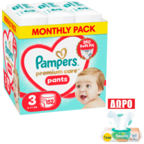 Πάνες Pampers Premium Care Pants Monthly Pack No3 (6-11kg) 152τεμ