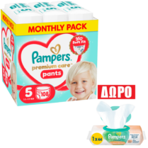 Πάνες Pampers Premium Care Pants Monthly Pack No5 (11-17kg) 108τεμ