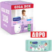 Πάνες Septona Calm N' Care Pants Giga Box Extra Large No6 (14-20Kg) 108τεμ (3*36τεμ)
