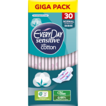 Σερβιέτες EveryDay Sensitive Cotton NORMAL Ultra Plus Center Plus 30τεμ