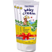 Σετ Frezyderm Baby Cream Απαλή, Προστατευτική Αδιάβροχη Κρέμα για την Αλλαγή της Πάνας 3x175ml