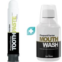 Σετ Frezyderm Plaque & Tartar Toothpaste 1450ppm 75ml & Mouthwash 250ppm 250ml
